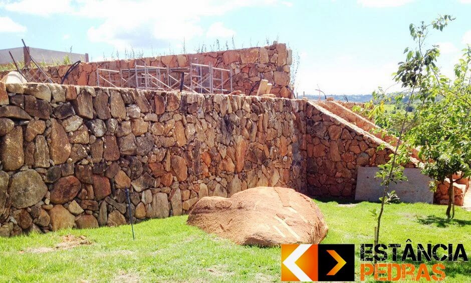 Muro de Pedra Bolão  Pedra Bolão Direto da Pedreira